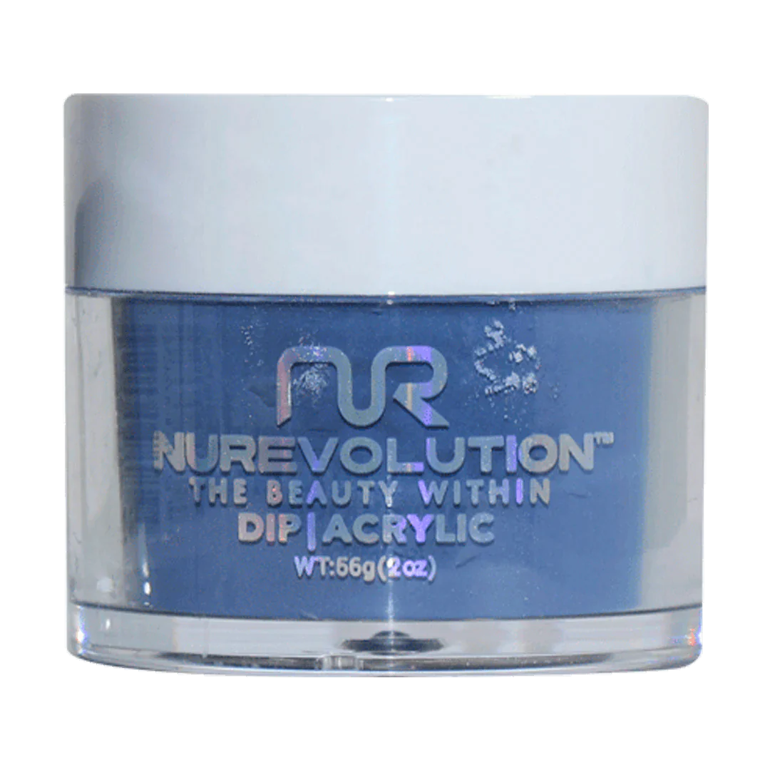 Multi-tone nail gel-NuRevolution Trio Dip/Acrylic Powder 127 Fricken Frack