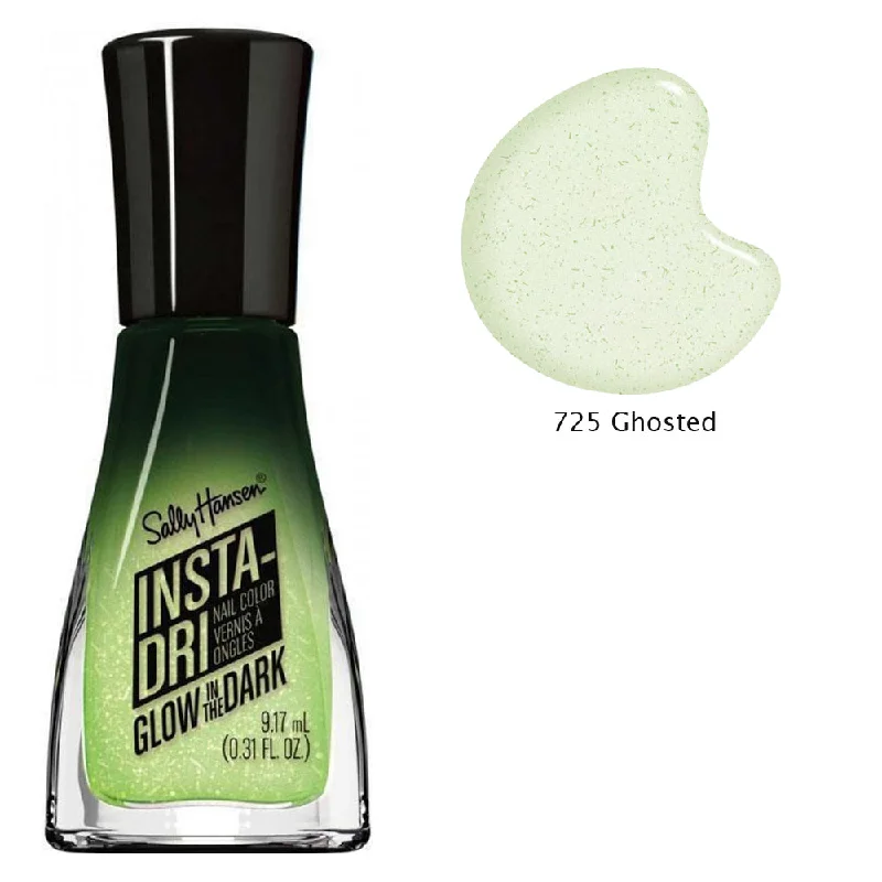 Glitter nail polish for parties-Sally Hansen Insta-Dri Nail Glow In The Dark Nail Polish 725 Ghosted